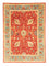 Tapis afghan - 201 x 149 cm - rouge