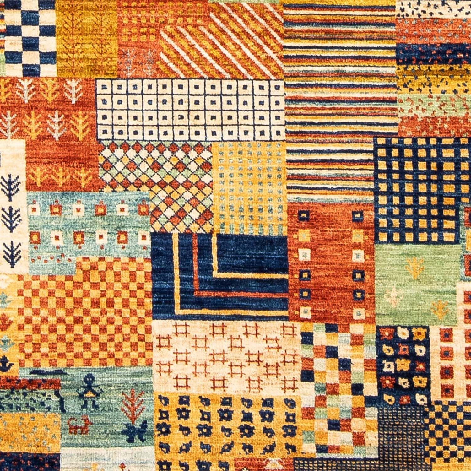 Tapis Gabbeh - Loribaft Persan - 228 x 170 cm - rouille