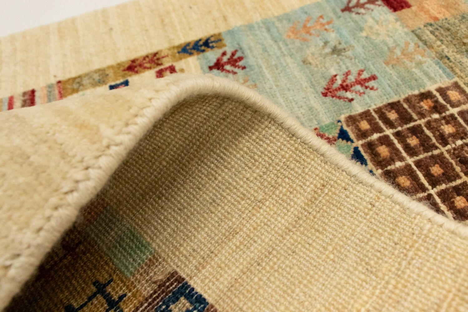 Tapis design - 137 x 70 cm - beige