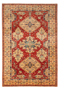 Tapis Ziegler - Kazak - 247 x 172 cm - rouge foncé