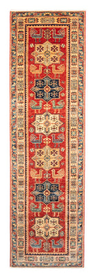 Tapis de couloir Tapis Ziegler - Kazak - 266 x 77 cm - rouge