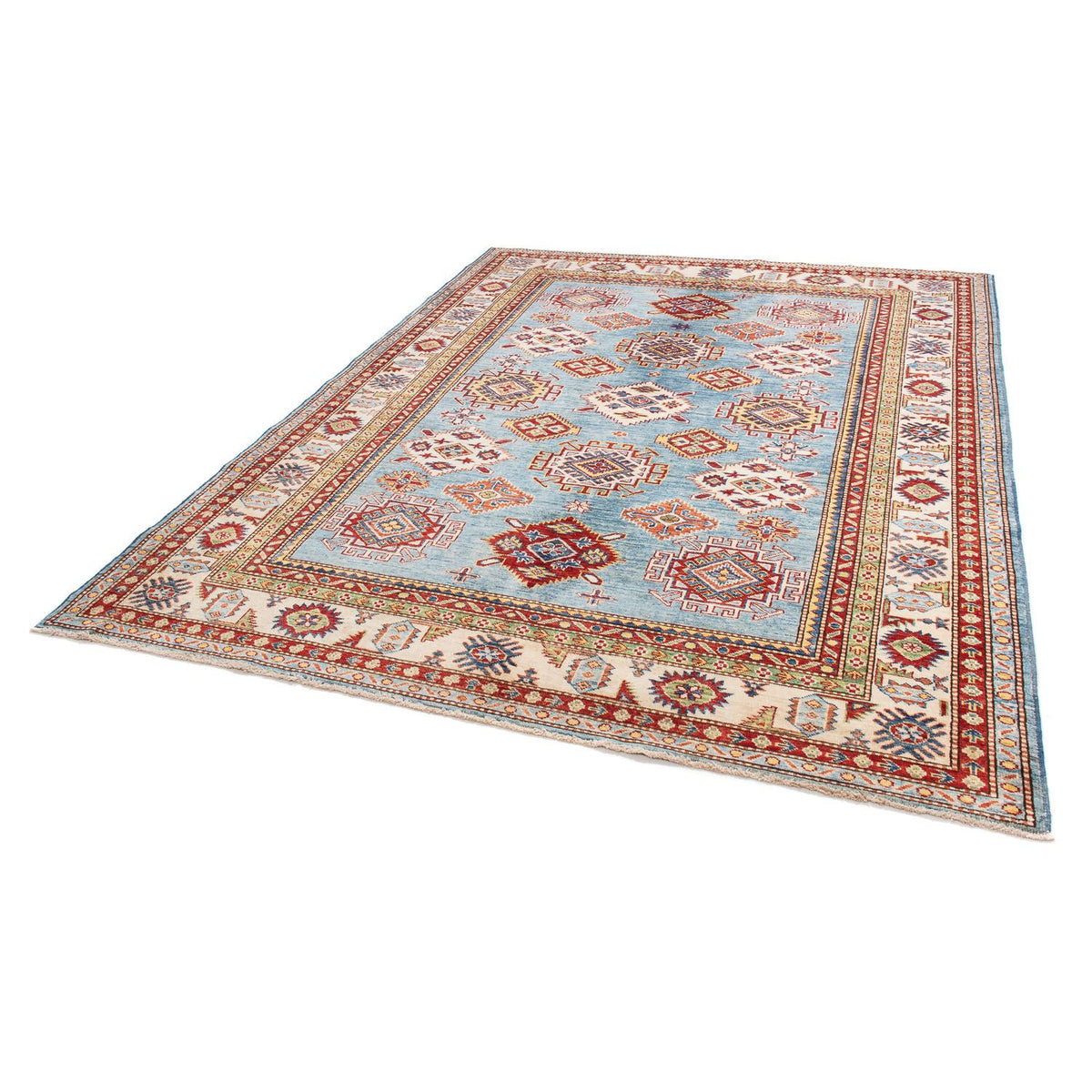 Tapis Ziegler - Kazak - 233 x 184 cm - bleu clair