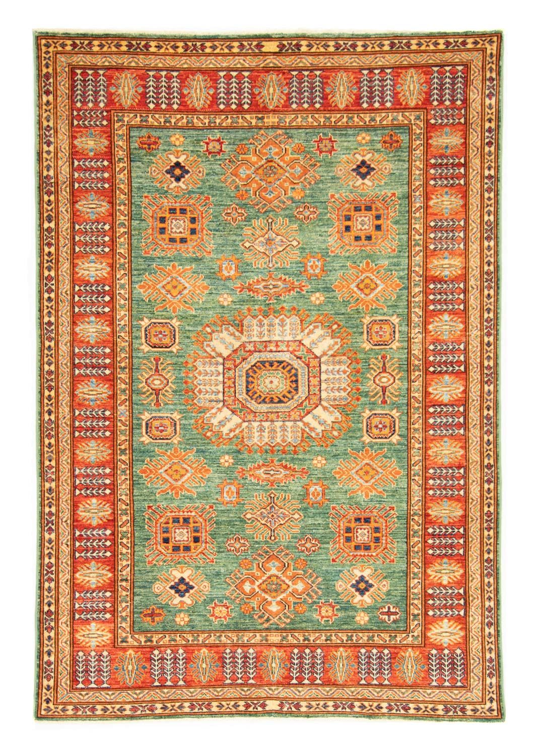 Tapis Ziegler - Kazak - 211 x 150 cm - vert