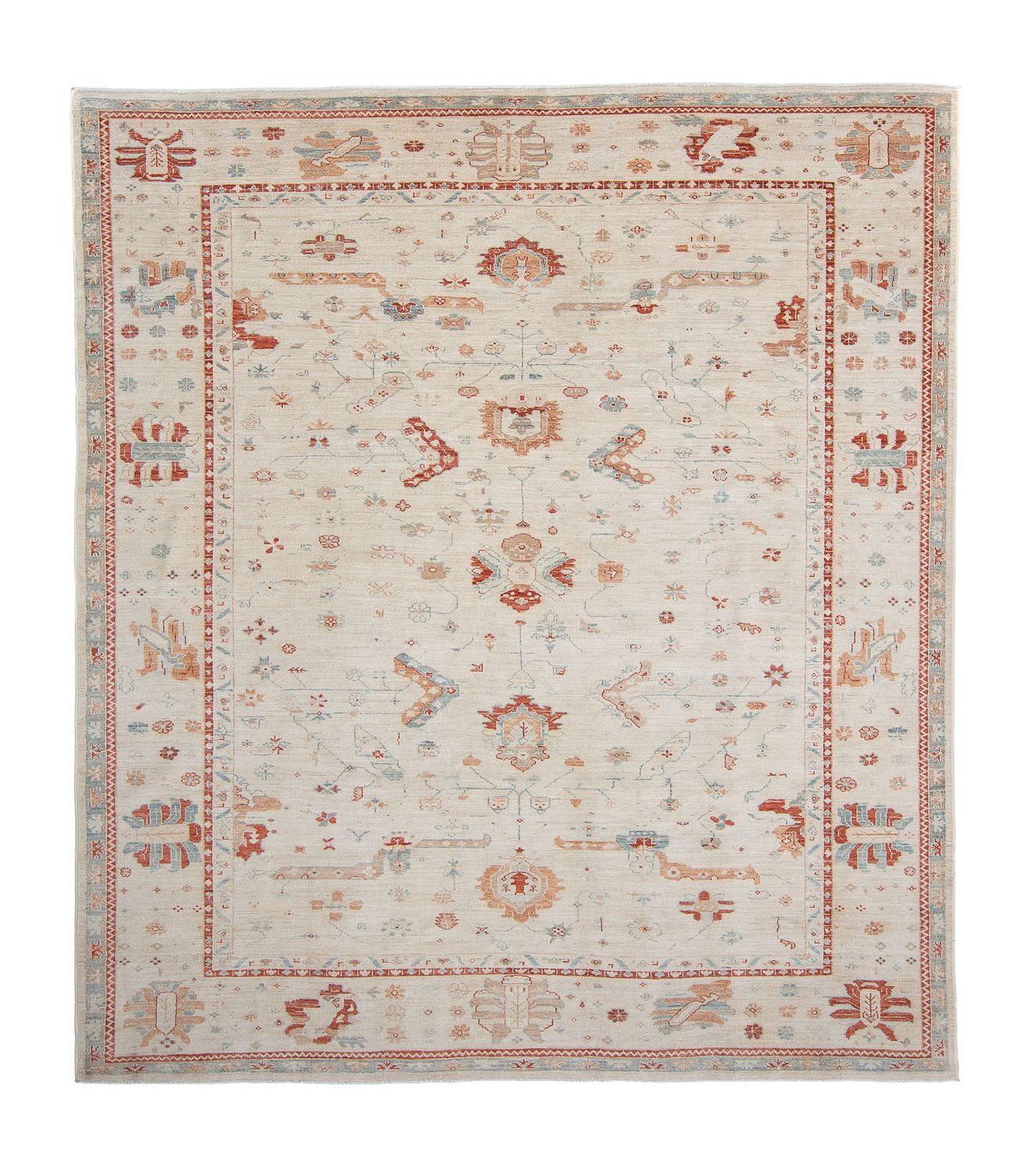 Tapis persan - Nomadic - 280 x 240 cm - beige