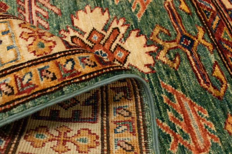 Tapis Ziegler - Kazak - 119 x 80 cm - vert