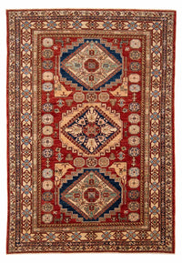 Tapis Ziegler - Kazak - 242 x 167 cm - rouge foncé