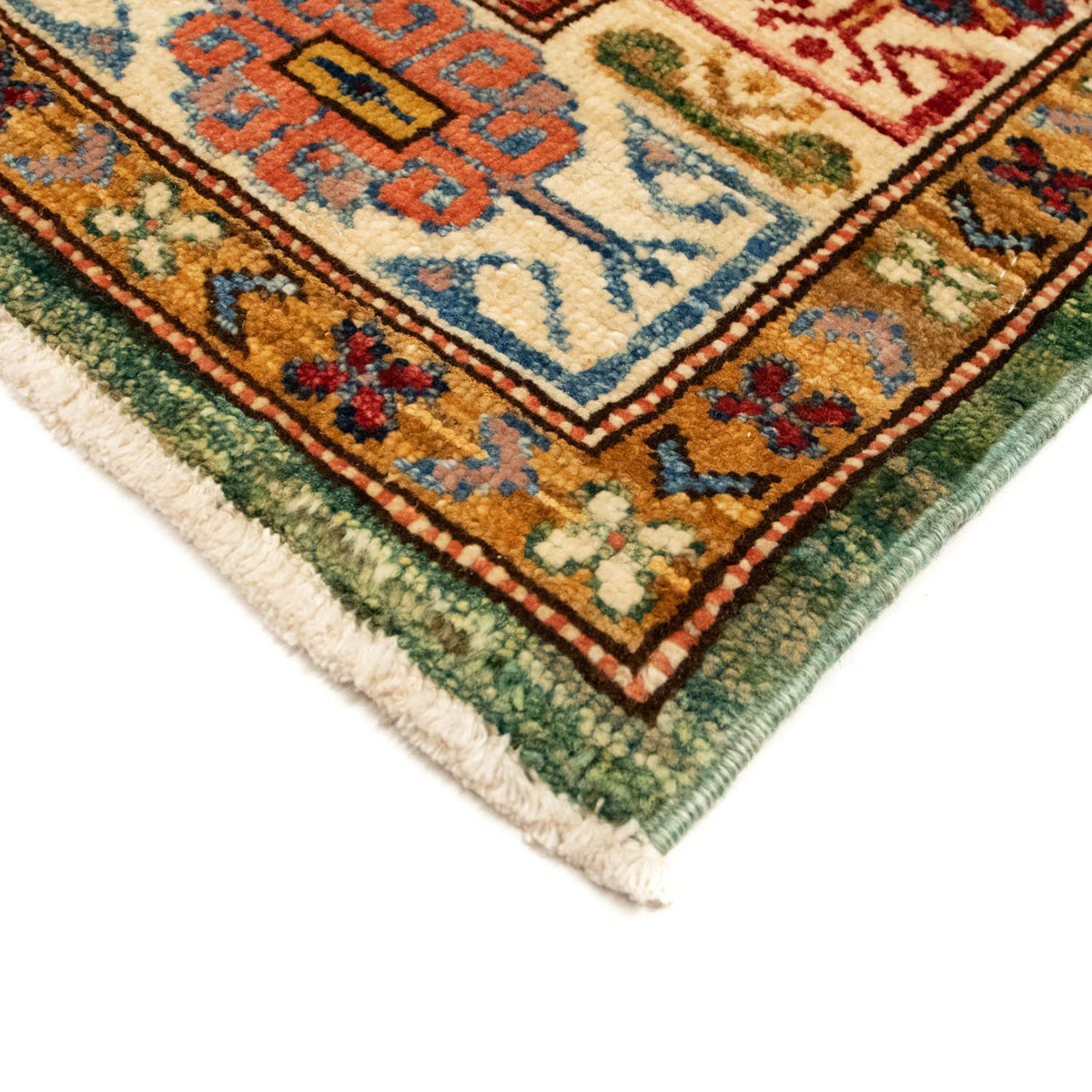 Tapis Ziegler - Kazak - 157 x 95 cm - vert