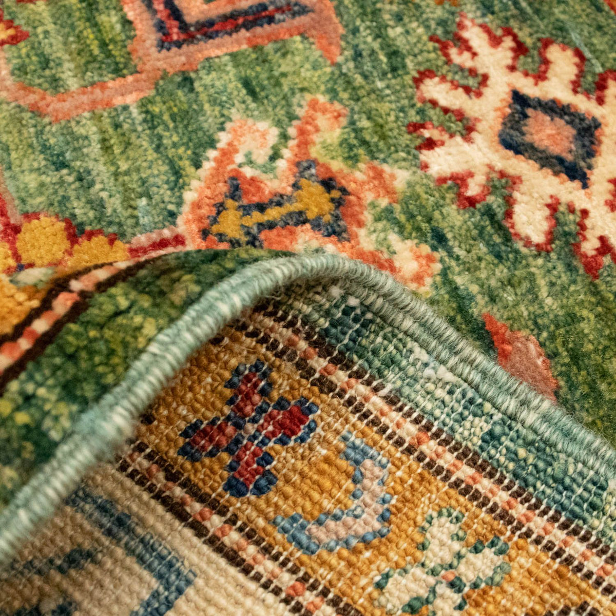 Tapis Ziegler - Kazak - 157 x 95 cm - vert