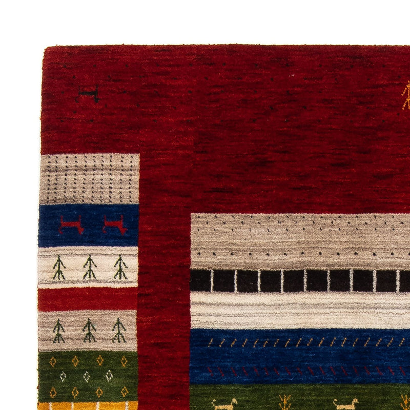 Tapis Gabbeh - Loribaft Persan - 200 x 144 cm - multicolore