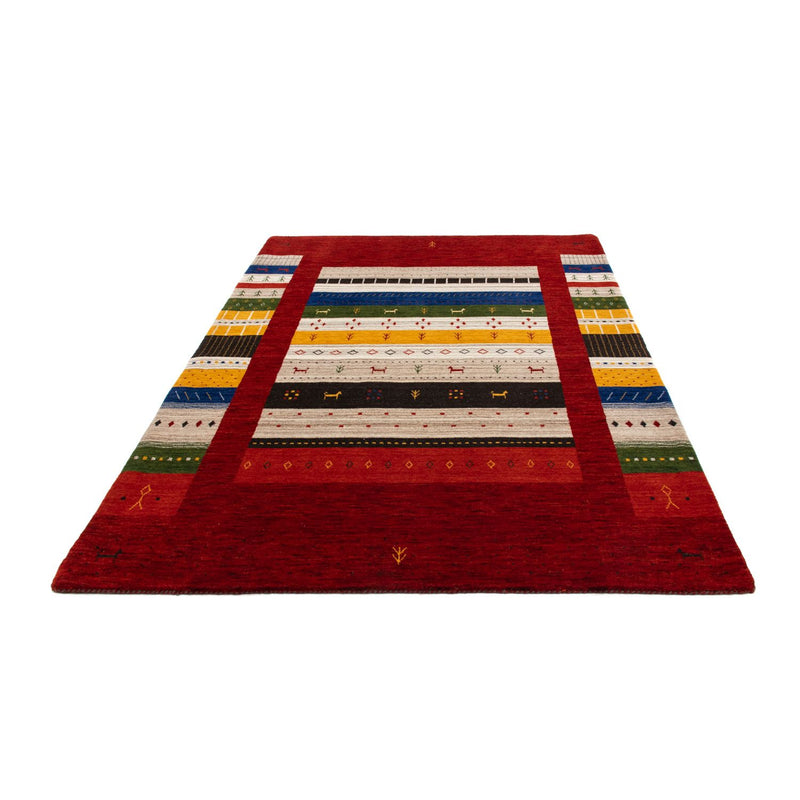 Tapis Gabbeh - Loribaft Persan - 200 x 144 cm - multicolore