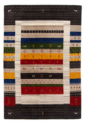 Tapis Gabbeh - Loribaft Persan - 200 x 140 cm - multicolore