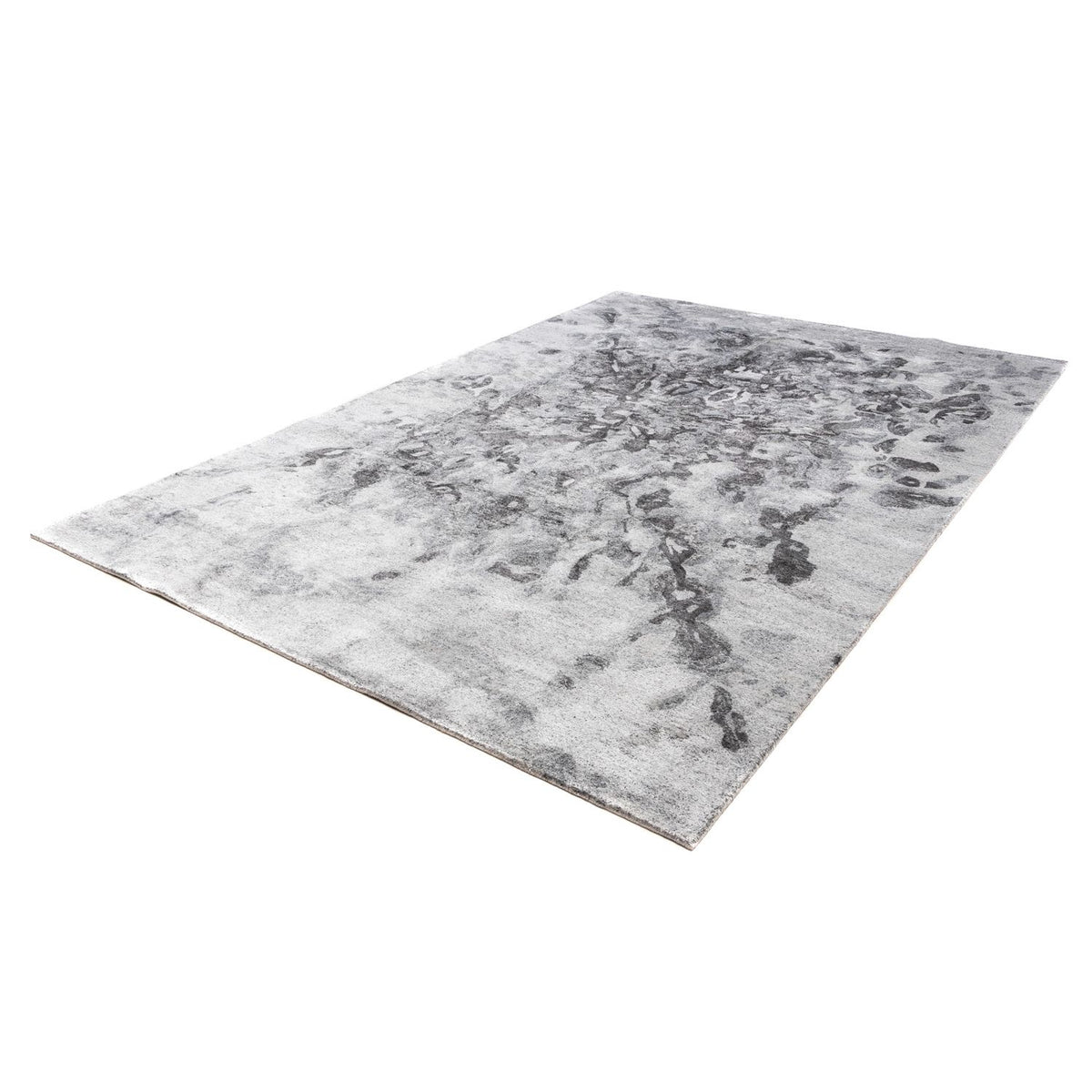 Tapis design - 300 x 200 cm - argent