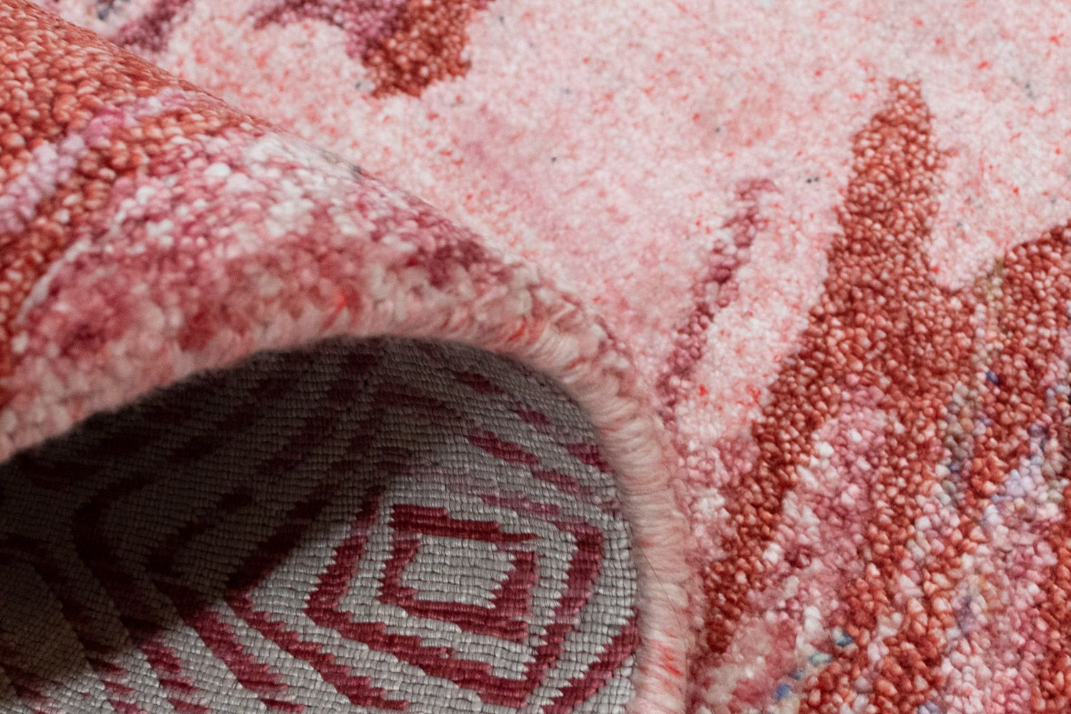 Tapis design - 140 x 70 cm - rouge