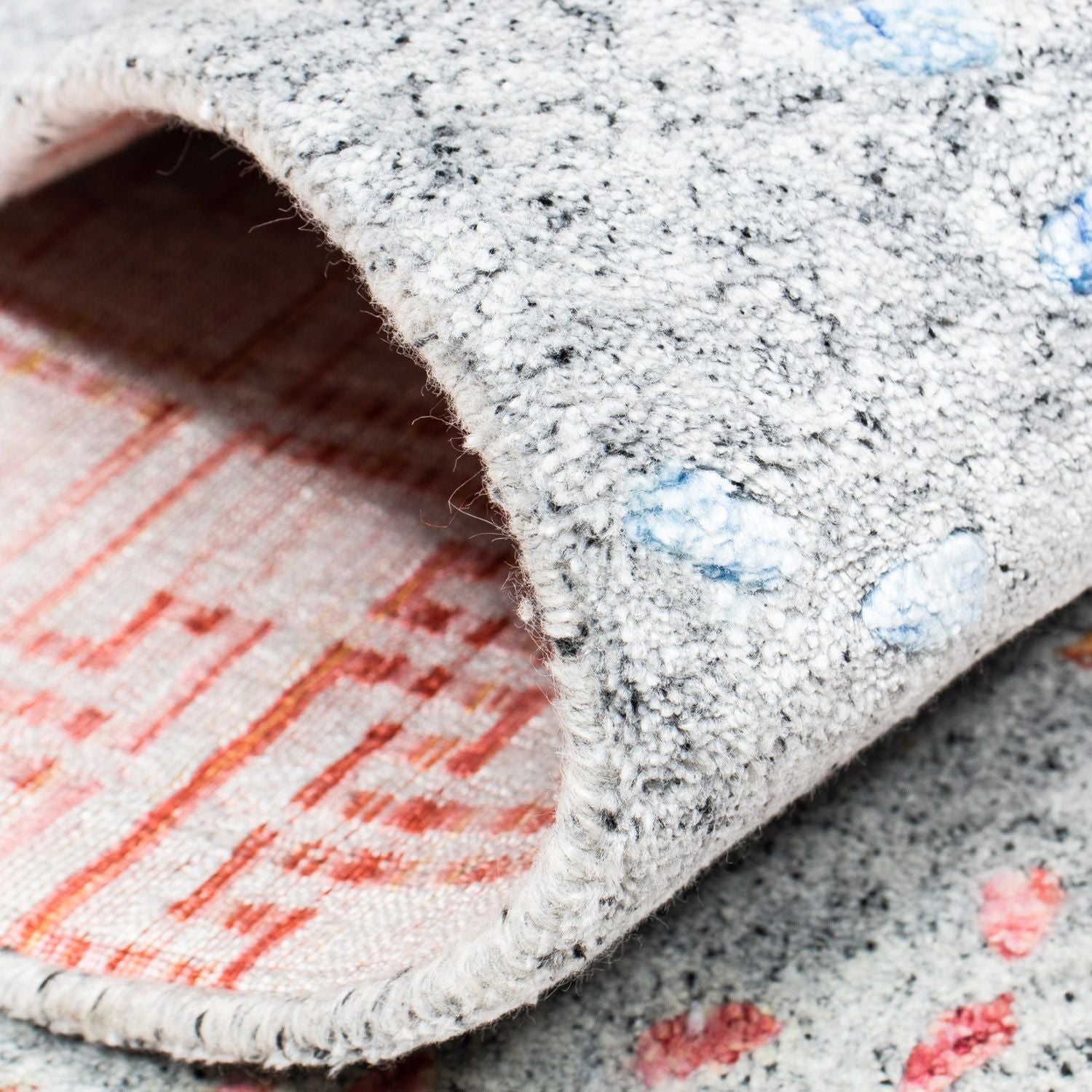 Tapis design - 200 x 140 cm - bleu clair