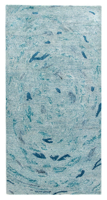 Tapis design - 140 x 70 cm - turquoise