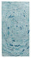 Tapis design - 140 x 70 cm - turquoise