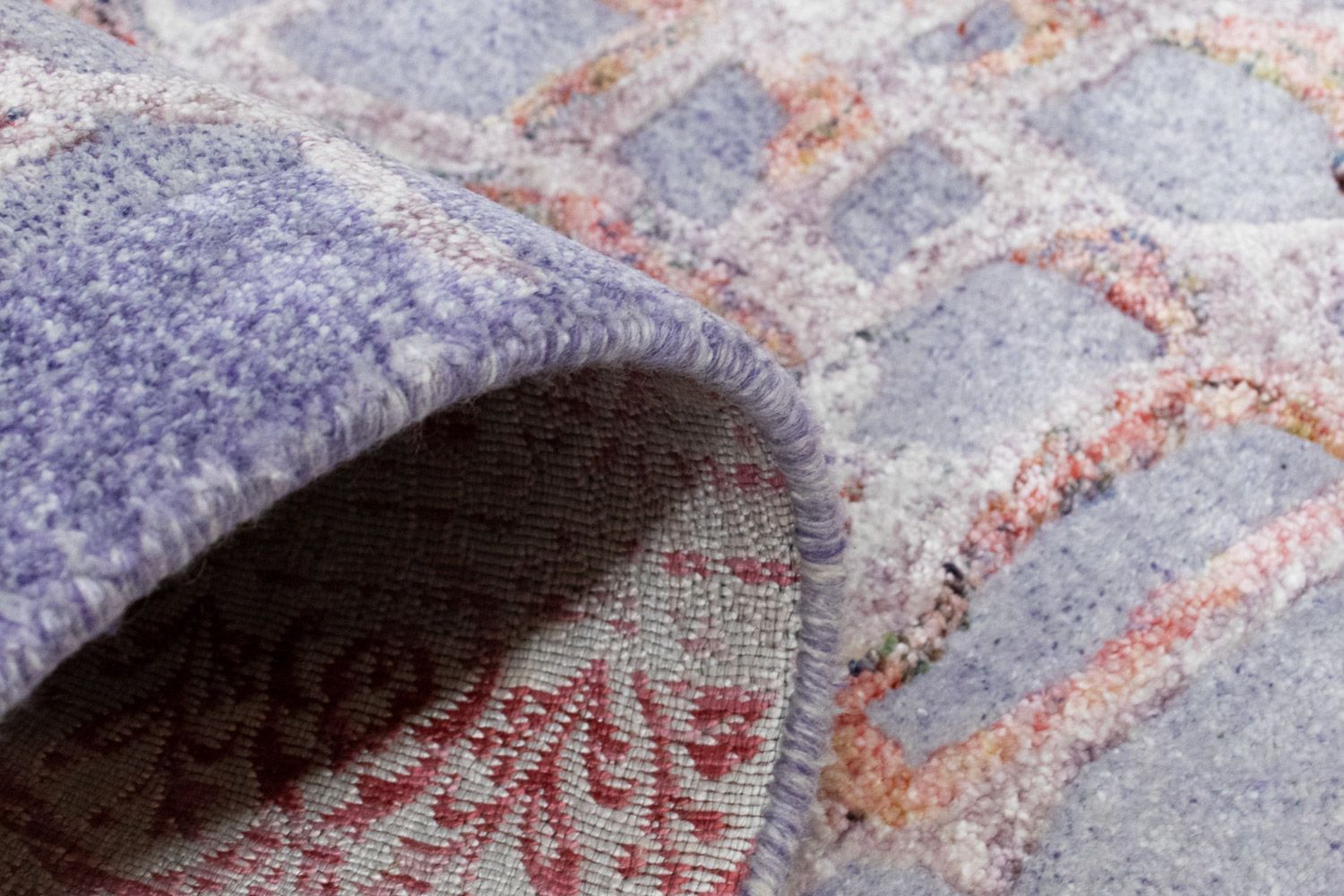 Tapis design - 140 x 70 cm - lilas