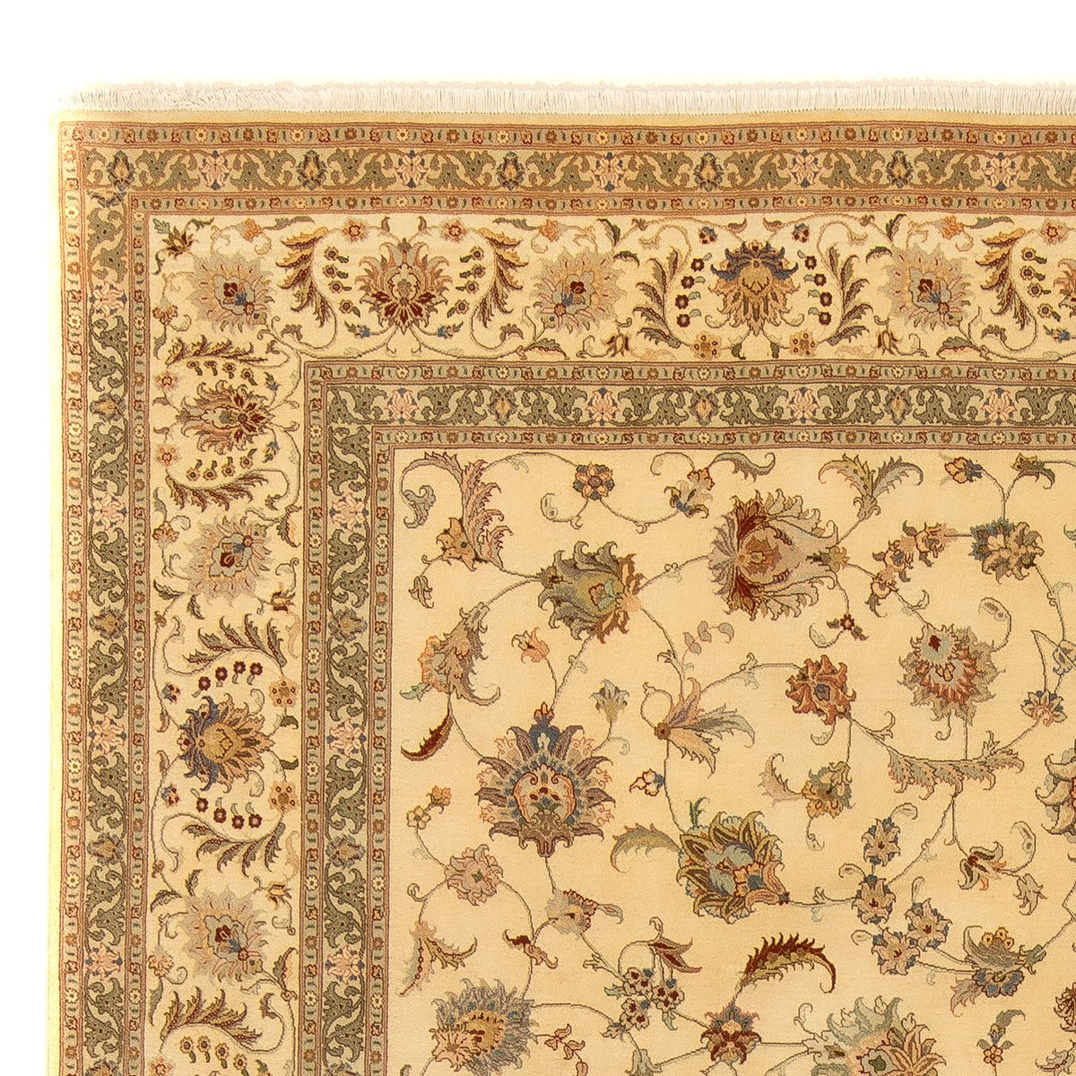 Tapis persan - Tabriz - Royal - 342 x 250 cm - beige