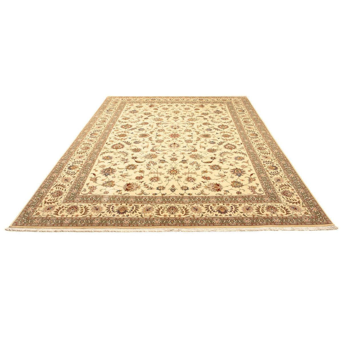 Tapis persan - Tabriz - Royal - 342 x 250 cm - beige