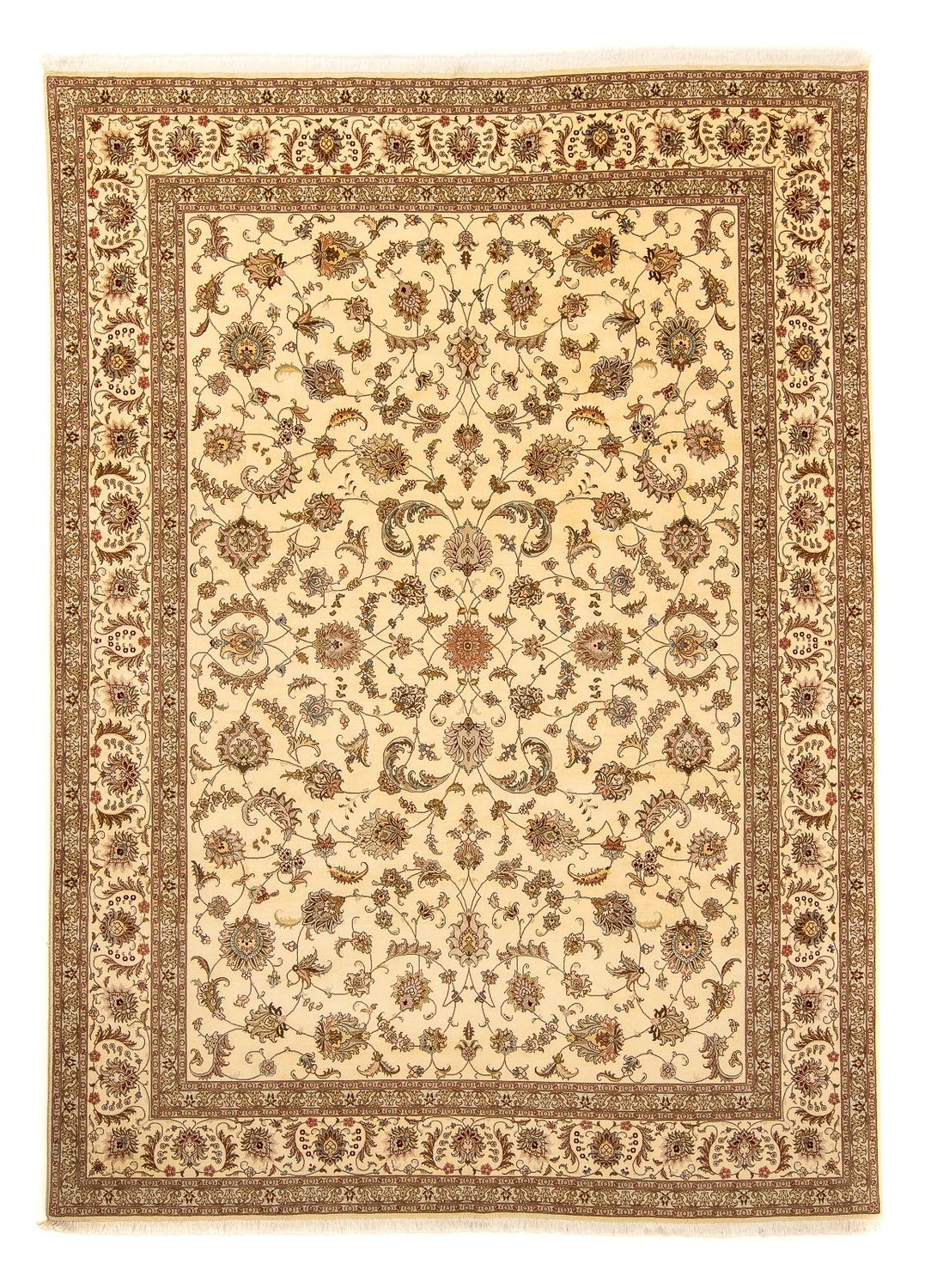 Tapis persan - Tabriz - Royal - 357 x 258 cm - beige