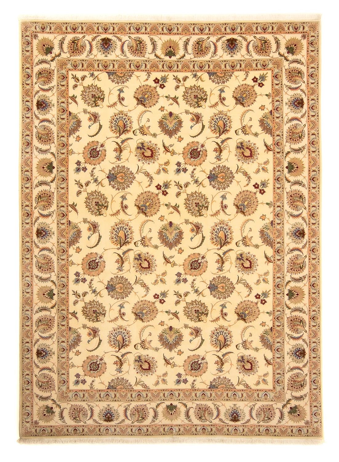 Tapis persan - Tabriz - Royal - 353 x 253 cm - beige
