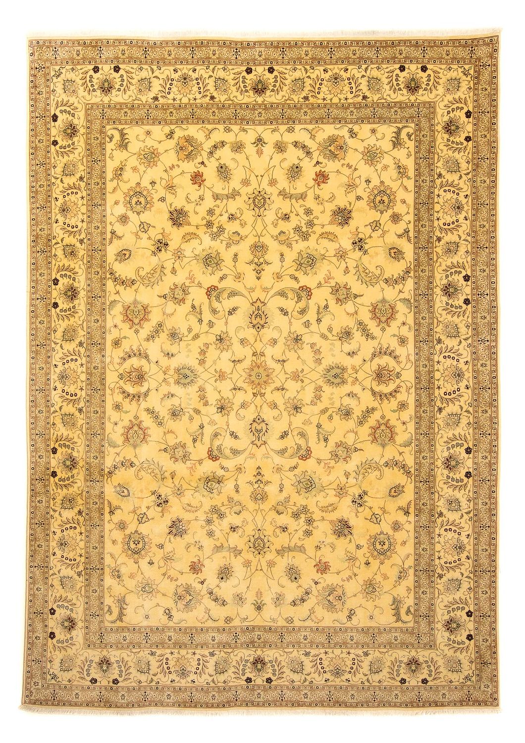 Tapis persan - Tabriz - Royal - 343 x 248 cm - or