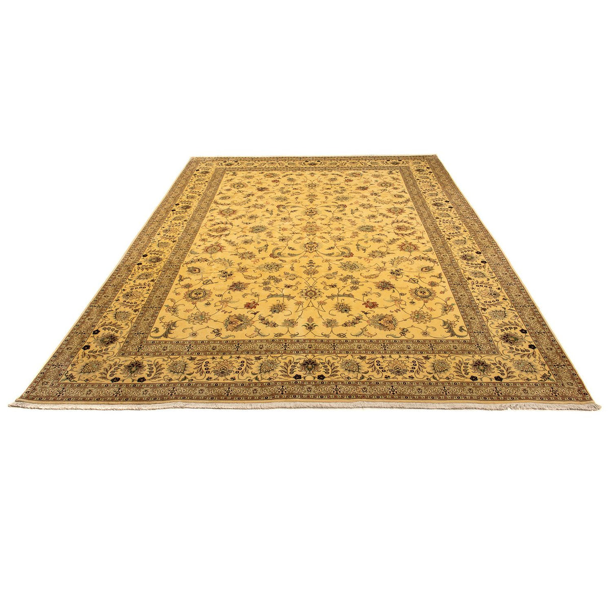 Tapis persan - Tabriz - Royal - 343 x 248 cm - or