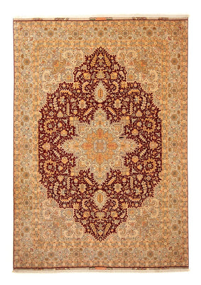 Tapis persan - Tabriz - Royal - 360 x 253 cm - rouge foncé
