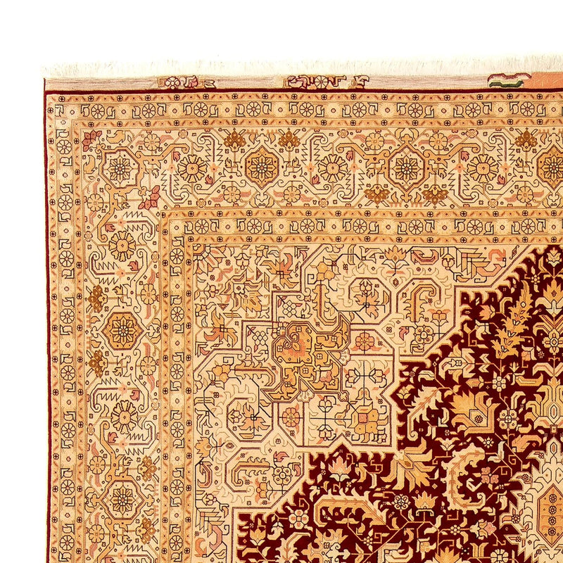 Tapis persan - Tabriz - Royal - 360 x 253 cm - rouge foncé