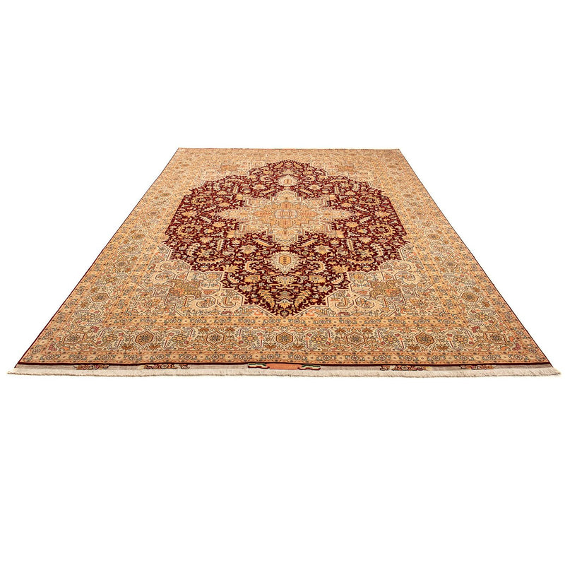 Tapis persan - Tabriz - Royal - 360 x 253 cm - rouge foncé