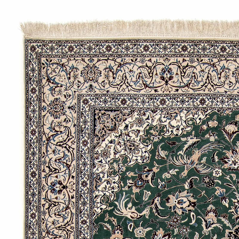 Tapis persan - Nain - Premium - 307 x 206 cm - vert