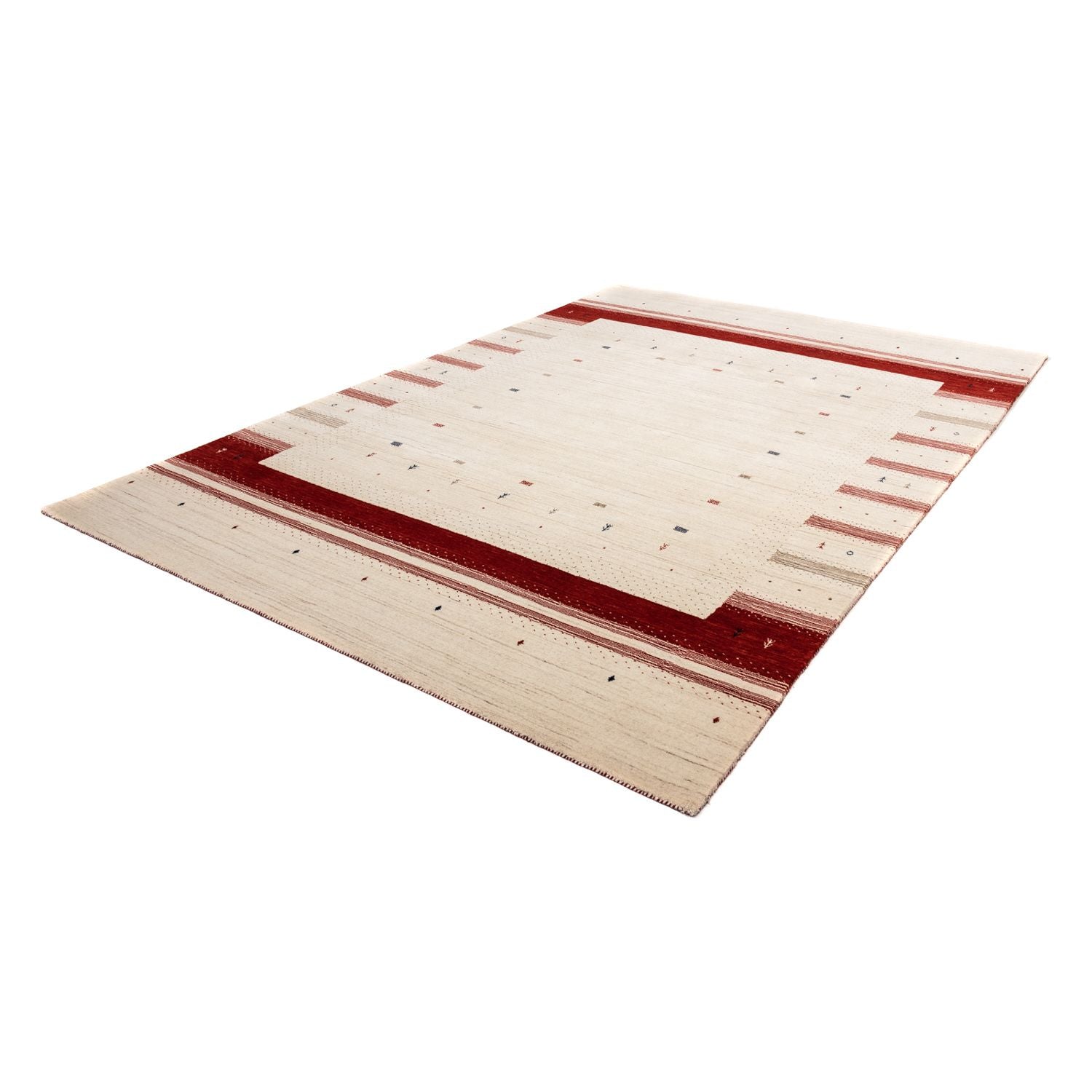 Tapis Gabbeh - Loribaft Persan - 298 x 203 cm - beige