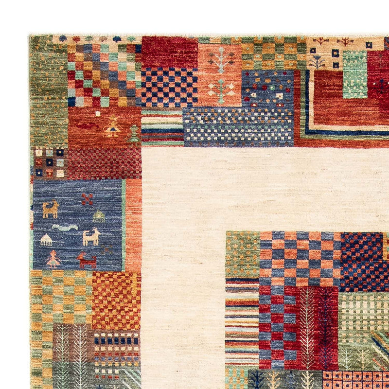 Tapis Gabbeh - Loribaft Persan - 294 x 197 cm - multicolore
