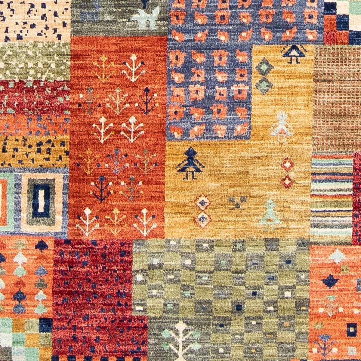 Tapis Gabbeh - Loribaft Persan - 291 x 198 cm - multicolore