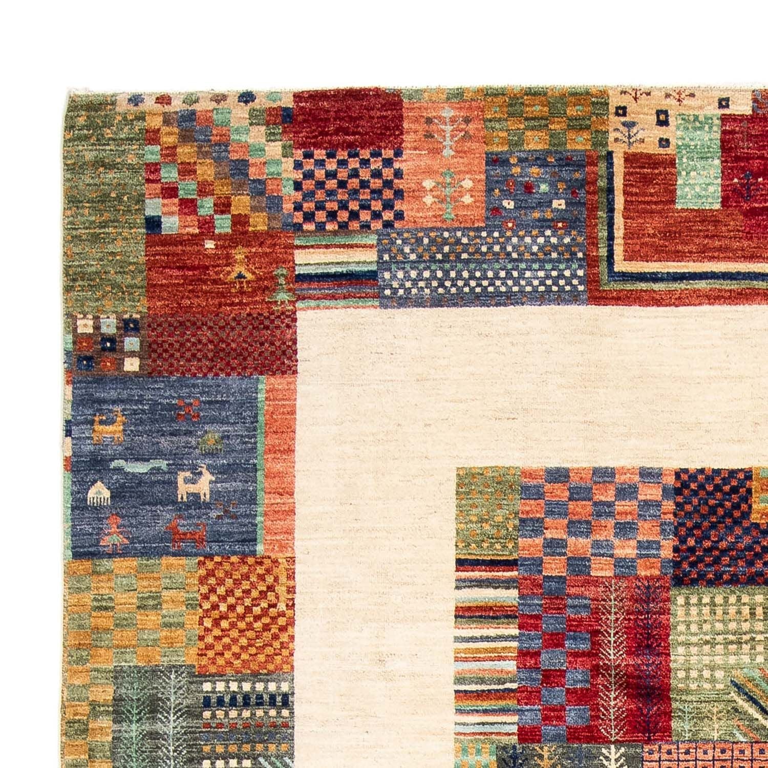 Tapis Gabbeh - Loribaft Persan - 291 x 198 cm - multicolore
