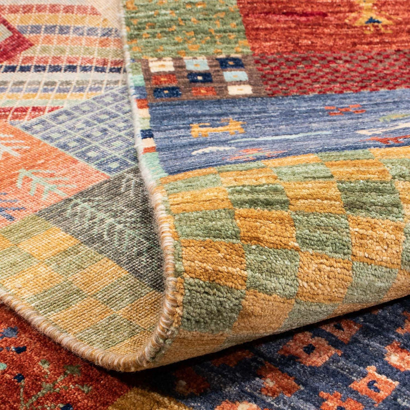 Tapis Gabbeh - Loribaft Persan - 291 x 198 cm - multicolore
