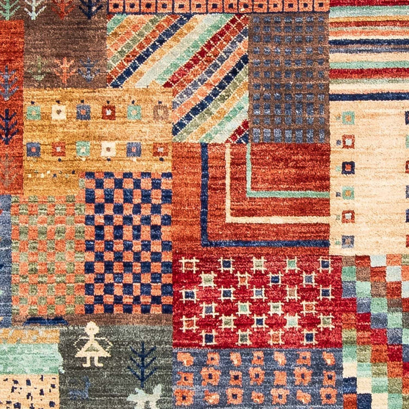 Tapis Gabbeh - Loribaft Persan - 299 x 198 cm - multicolore