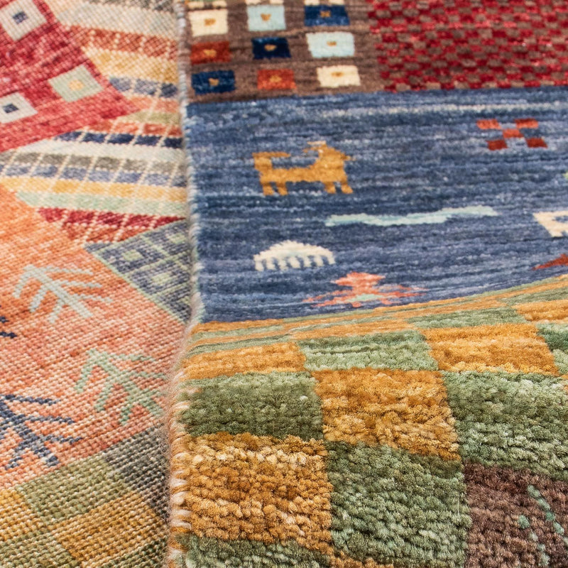 Tapis Gabbeh - Loribaft Persan - 290 x 200 cm - multicolore