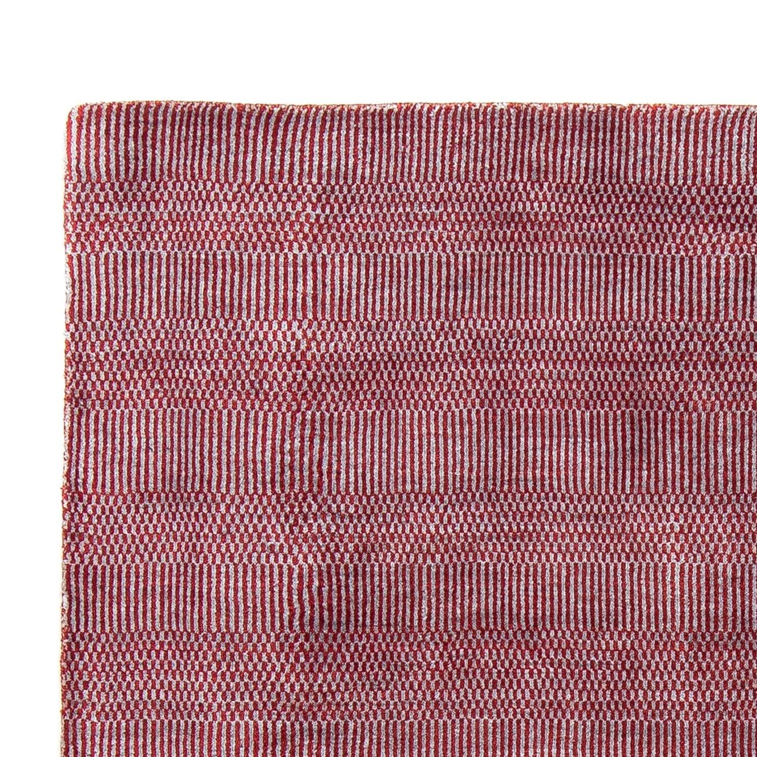 Tapis design - 201 x 142 cm - rouge
