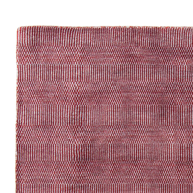 Tapis design - 201 x 142 cm - rouge