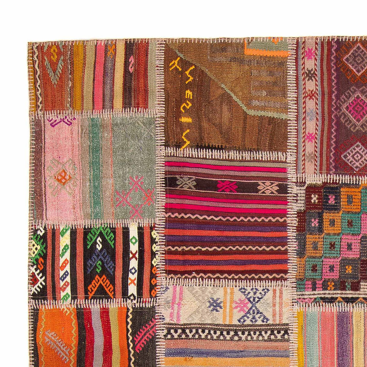 Tapis patchwork 300x216cm - Tapis en laine