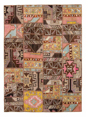 Tapis patchwork - 241 x 173 cm - multicolore