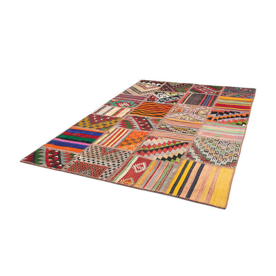 Tapis patchwork - 241 x 170 cm - multicolore