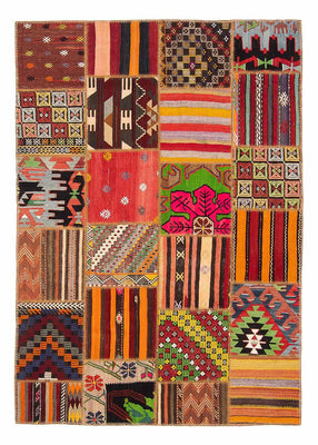 Tapis patchwork - 236 x 169 cm - multicolore