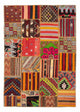 Tapis patchwork 236x169cm - Tapis en laine