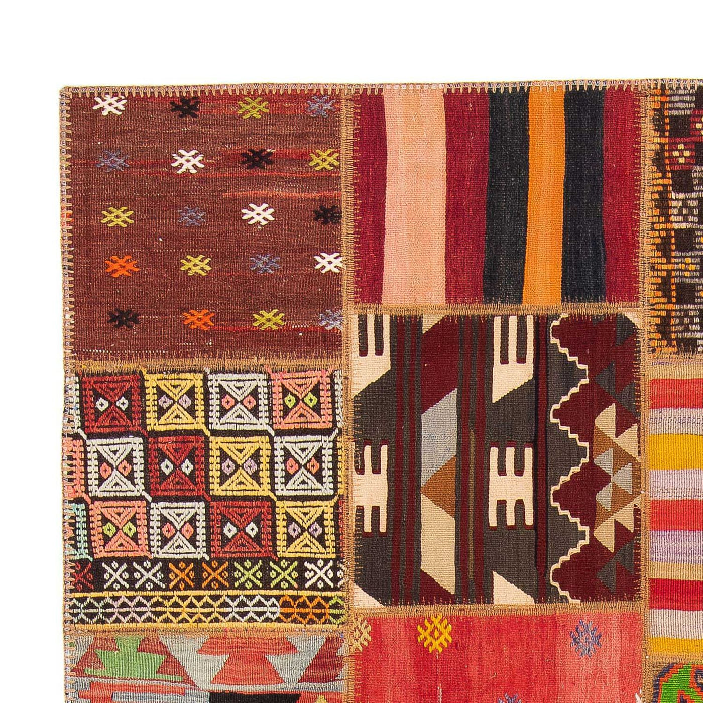 Tapis patchwork 236x169cm - Tapis en laine