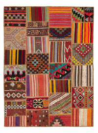 Tapis patchwork - 239 x 168 cm - multicolore