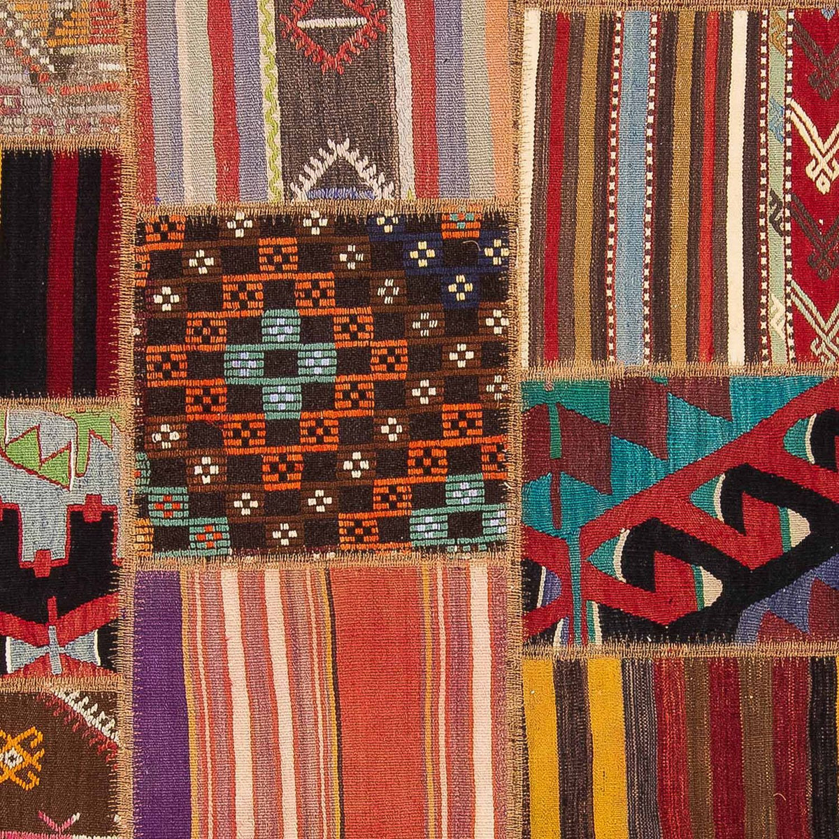 Tapis patchwork - 239 x 168 cm - multicolore