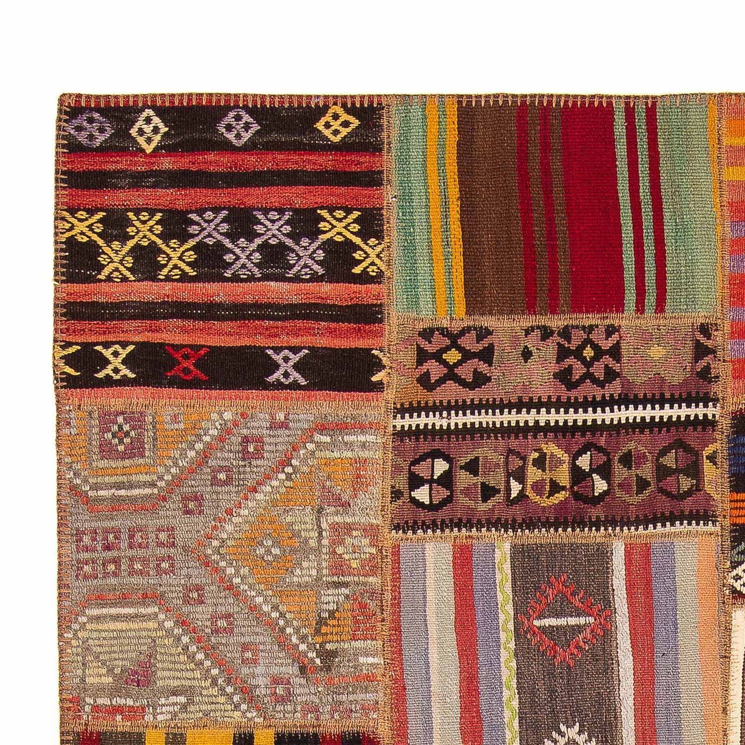 Tapis patchwork - 239 x 168 cm - multicolore