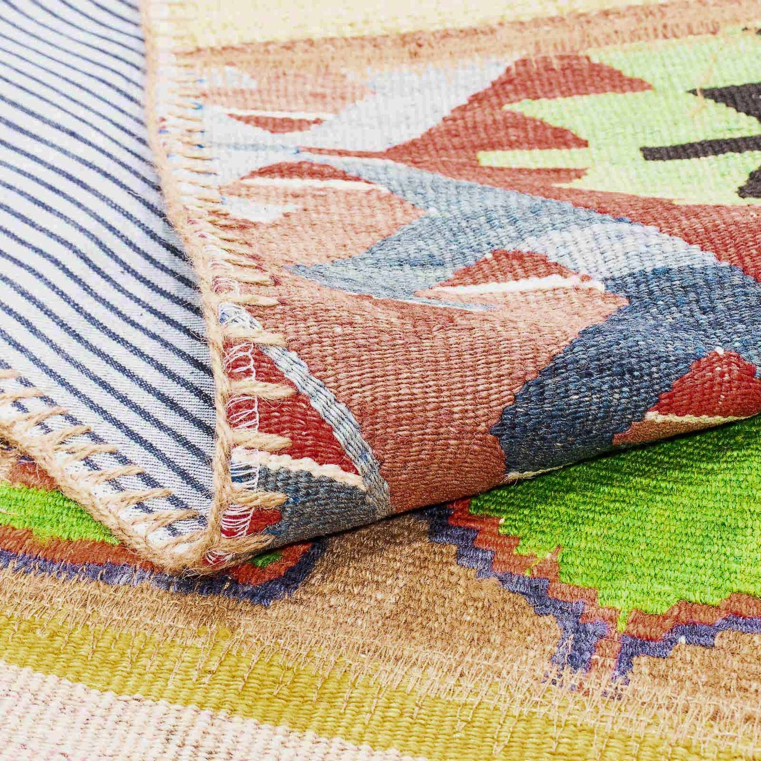 Tapis patchwork - 239 x 168 cm - multicolore